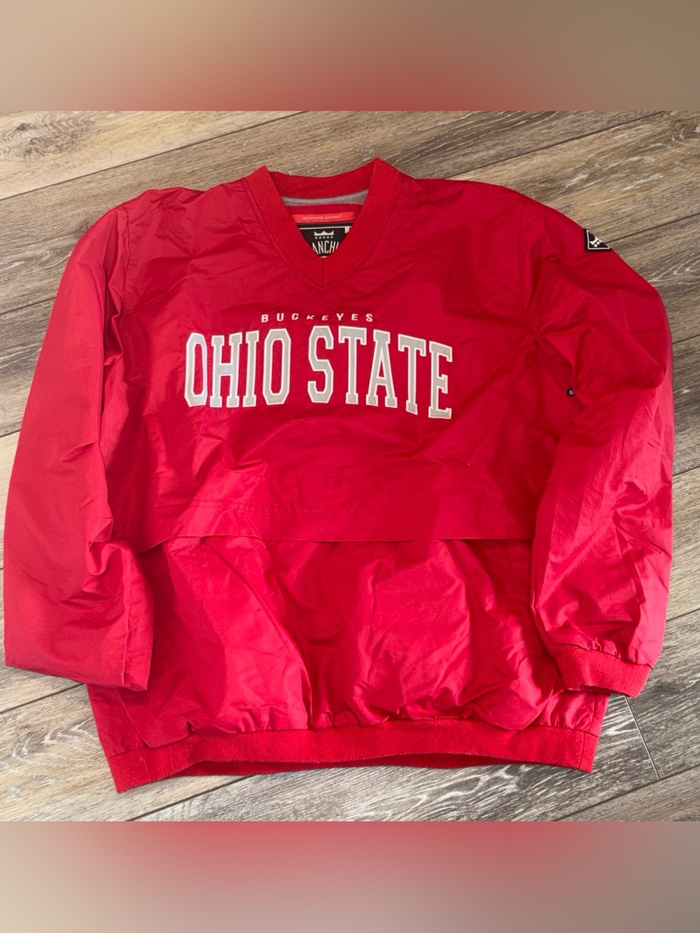 Ohio State Red Pullover Jacket -